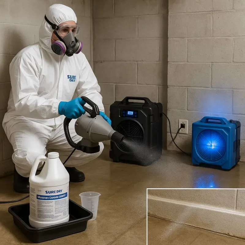 Sanitization and Odor Removal process in Falmouth, MA
